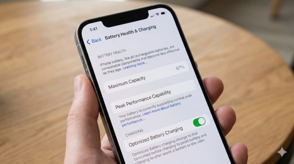 iPhone battery health check before buying used phone